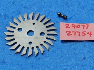 Wurlitzer 1015 1080 1100 1080a Rotary Selector Wheel 29077 & Arm Pin 27754