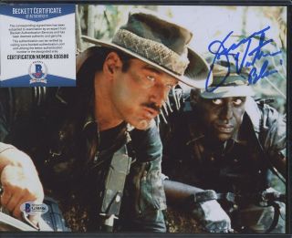 Jesse Ventura Actor Signed 8x10 Photo Auto Autograph Beckett Bas