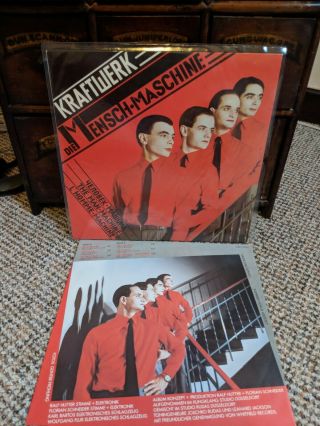 Kraftwerk Die Mensch Maschine Perfect 1st Press German Vinyl Lp Kling Klang
