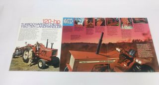 1970 - 73 ALLIS - CHALMERS 210 TWO - TEN LANDHANDLER TRACTOR 6 Page Fold Out Brochure 3