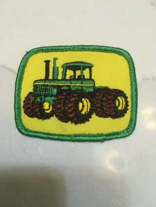 Vintage John Deere Farm Machinery Patch Embroidered - Tractor Green/yellow