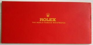 Bucherer & Rolex Watches vintage sales brochure 36 pages 7