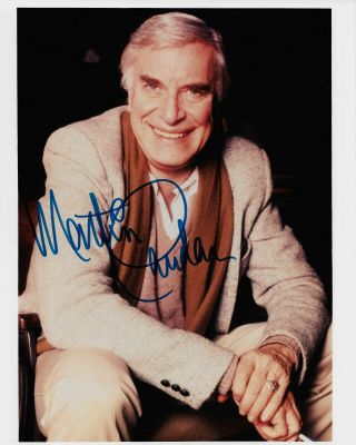 Martin Landau Hand Signed Autograph In Person 8x10 Color Photo Portrait With