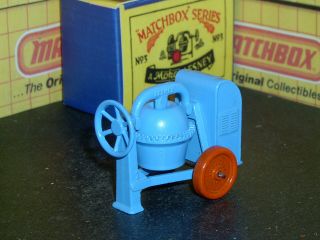 Matchbox Moko Lesney Site Cement Mixer 3 A1 3mm Omw D - C Sc8 Vnm & Crafted Box
