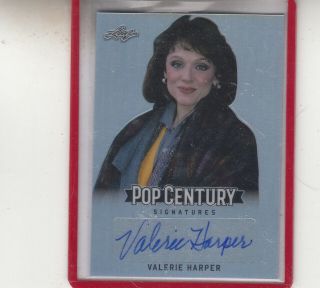 2018 Leaf Pop Century Valerie Harper " Rhoda/mary Tyler Moore " Autograph Auto
