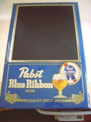 Old Pabst Blue Ribbon Tin Litho Beer Sign