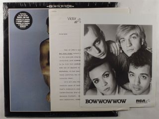 Bow Wow Wow I Want Candy Rca Afl1 - 4375 Lp Promo W/ Press Kit