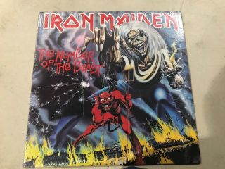 Iron Maiden The Number Of The Beast In Shrnk Harvest 1982