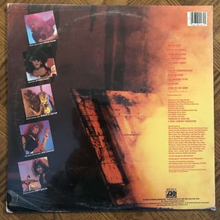 RATT Out Of The Cellar LP SHRINK HYPE STICKER Atlantic Metal ‘84 7