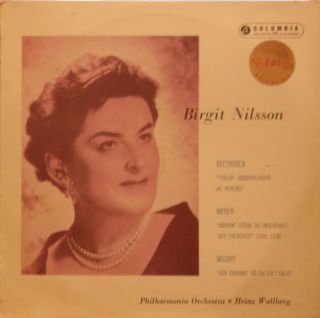 Ultra Rare Org Uk Stereo Lp Birgit Nilsson Beethoven Columbia Sax 2284
