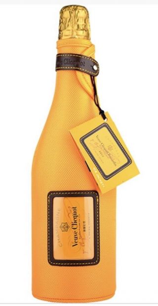 Veuve Clicquot Champagne Bottle Travel Bag Ice Jacket Sleeve 750ml W/ Handle