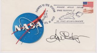 Signed Eugene Kranz Fdc Autograph First Day Cover Nasa Apollo 13