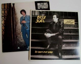 Billy Joel - 52nd Street,  An Innocent Man Lp Vinyl Album Joblot Both Ex/ex