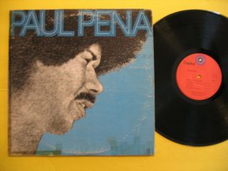 Paul Pena:self Titled:hand Cleaned And Vg;very Rare