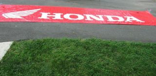 Nos Honda Wing Oem Dealer Dealership Promo Banner 5ft X 25ft Motorcycle Atv
