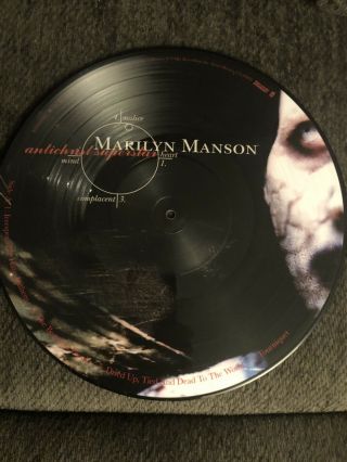Marilyn Manson Antichrist Superstar Double Picture Disc Vinyl - Very Rare