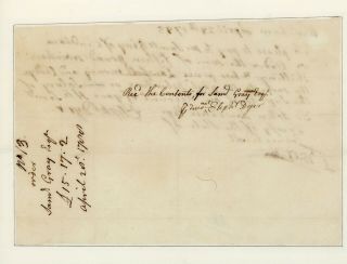 Eliphalet Dyer member of Continental Congress signed manuscript. 2