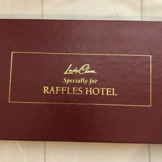 Lady Clare Coaster Set of 4 Raffles Hotel Singapore Boxed England 3