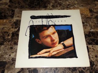Rick Astley Rare Signed Autographed Never Gonna Give You Up 12 
