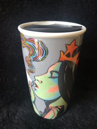 2016 Starbucks 25th Anniversary Ceramic Travel Cup 12 Oz.