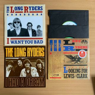 The Long Ryders - 3 X 7 " Singles,  One A Double - Near