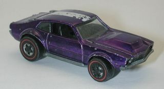 Redline Hotwheels Purple 1970 Mighty Maverick Oc7925