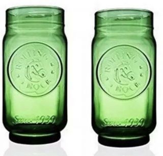 Rolling Rock Mason Jar 16 Oz Beer Glass | Set Of 2