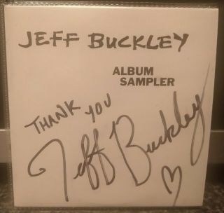 Jeff Buckley Grace (columbia Spanish Promotional Signed Cd) 1994.