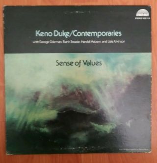 Keno Duke And The Contemporaries Sense Of Values Strata East 1974 Rare Jazz