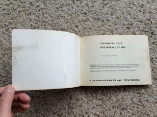 1966 VW Service book without guesswork. 2