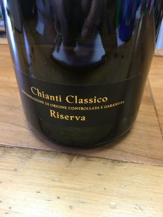 Ruffino Ducale Chianti Classico 3 L Dummy Empty Display Wine Bottle 18” 4