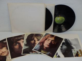 The Beatles White Album 1968 2x Lp Apple Swbo 101 Poster/pictures