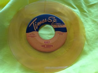 Yellow Wax Doo Wop 45 : The Crests Baby I Love You So Times Square 6