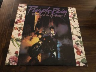 Purple Rain Prince And The Revolution Vinyl Record Album 1984 Warner Bros