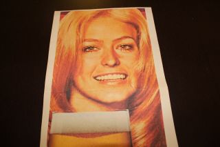 FARRAH FAWCETT Charlie ' s Angels 1975 SUPERIOR Mexican Beer POSTER Cheesecake 2