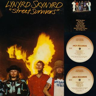 Lynyrd Skynyrd Street Survivors Mca 3029 No Insert Vinyl (vg)