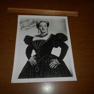 Eleanor Steber Was An American Operatic Soprano Hand Signed 8 X 10 Photo