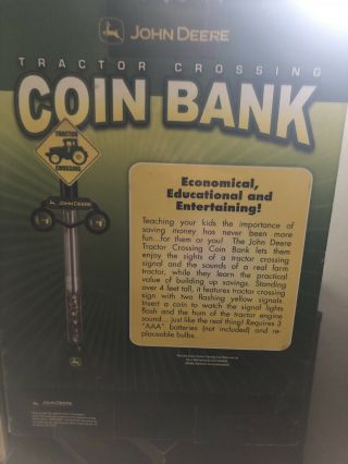John Deere Coin Bank Rare