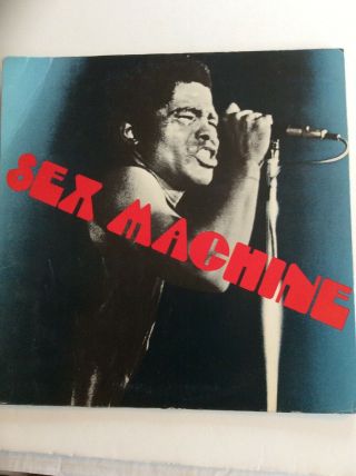 James Brown - Sex Machine 1970 King Ks - 7 - 1115 Black Label Jacket Vg,  Vinyl -