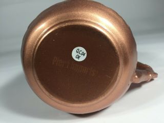 Pier 1 Imports Godinger Hammered Moscow Mule Owl Mug,  Stainless Steel,  Copper 3