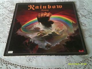 Rainbow.  Rising.  Gatefold.  Oyster.  Oy - 1 - 1601.  1976.  First Us Pressing.