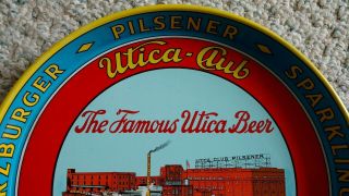 Utica Club Beer Tray,  West End Brewing Co. ,  Utica NY.  Awesome 3