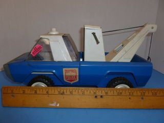 VINTAGE 60 ' S OR 70 ' S BUDDY L STREERABLE POLICE TOW TRUCK 2