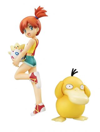 G.  E.  M.  Pokemon Misty & Togepi & Psyduck Figure MegaHouse Kasumi GEM from Japan 2
