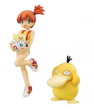 G.  E.  M.  Pokemon Misty & Togepi & Psyduck Figure MegaHouse Kasumi GEM from Japan 6