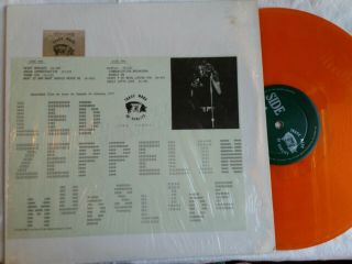 Led Zeppelin - Mudslide - Lp - Orange - Vinyl - Rare - Early Pressing - Vancouver 1971