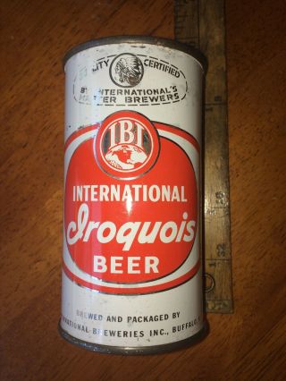 Iroquois Indian Head Beer Can Pull Tab Buffalo Ny