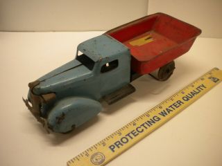 Vintage Toy Truck Wyandotte Dump Gd Cond.  11 In.  X 4 In Antique Marx