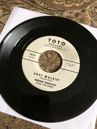 Freddie Houston Soft Walkin’ To Be In Love Toto Wlp Promo Northern Soul 45