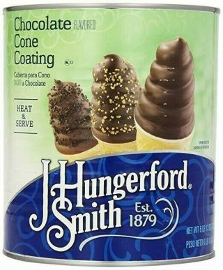 J.  Hungerford Smith Cone Coating,  Chocolate,  6 Pound And 13 Ounce Tin